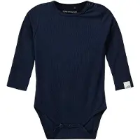 Sofie Schnoor Body l/æ - Rib - DicteSB - Navyblå - - 1 år (80) - Body L/Æ