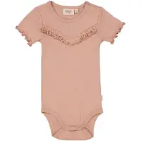 Wheat Body k/æ - Rib - Rose Down m. Flæse - - 68 - Body K/Æ