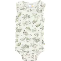 Joha Body u/æ - Uld/Silke - Off White m. Træer - - 100 - Body U/Æ