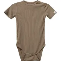 Sofie Schnoor Body k/æ - Rib - Dark Sand - - 56 - Body K/Æ