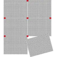 Quercetti Plader Til Stiftmosaik - 10 stk m. Forbindelsesstykker - - OneSize - Perleplader