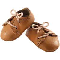 Djeco Dukkesko - 30-32 cm - Brun - - OneSize - Dukketøj