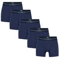 JBS Boxershorts - 5-pak - Bambus - Navy - - 10-12 år (140-152) - Boxershorts