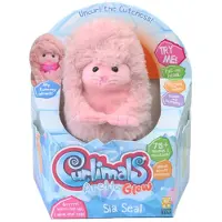 CURLIMALS Bamse m. Lyd og Bevægelse - 14 cm - Glow Seal - - OneSize - Bamse