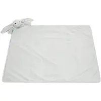 Jellycat Nussetæppe - 56x70 cm - Bashful Bunny - Silver - - OneSize - Tæppe