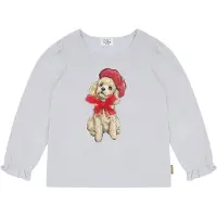 Hust and Claire Bluse - HCAlma - Poodle - A Bit Blue - - 6 år (116) - Bluse