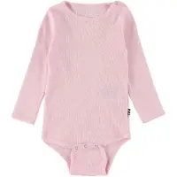 Mads nørgaard Body l/æ - Rib - Pink - - 2 år (92) - Body L/Æ