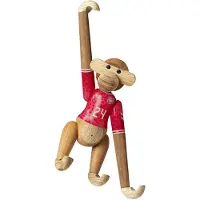 Kay bojesen Træfigur - Abe - DBU Herre 2024 - Lille - Teak/Limba - - OneSize - Dekoration