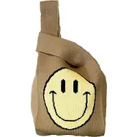 By Stær Shopper - Filippa Smiley - Beige - - OneSize - Taske