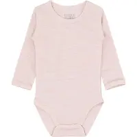 Hust and Claire Body l/æ - Bo - Uld - Rosa - - 4 år (104) - Body L/Æ