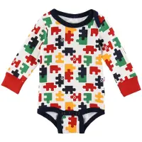 Katvig Body L/Æ - Rød/Hvid Stribet - - 56 - Body L/Æ