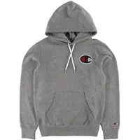 Champion Fashion Hættetrøje - Gråmeleret m. Logo - - 16-18 år (176-188) - Hættetrøje