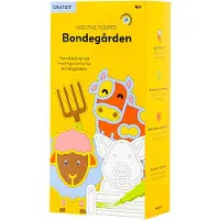 Crateit Kreasæt - Bondegården - Træ - Lydhistorie - Sjov på Gård - - OneSize - Kreasæt