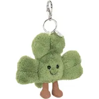 Jellycat Nøglering - 16x12 cm - Amuseables Siofra Shamrock - - OneSize - Nøglering