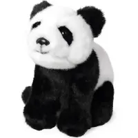 Living Nature Bamse - 16x12 - Panda Unge - Sort/Hvid - - OneSize - Bamse
