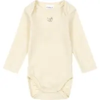 Fanga Fontana Body l/æ - Uld - Erba - Beige Melange - - 3 mdr - Body L/Æ