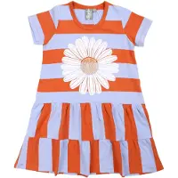 Danefæ Kjole - Danemiva - Light Rust/Lilla Daisy - - 2 år (92) - Kjole