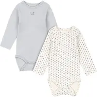 Fanga Fontana Bodyer l/æ - Modal - Bello - 2-pak - Blue Mix - - 12 mdr - Body L/Æ