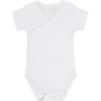 Hust and Claire Body k/æ - Bun - Bambus - Hvid - - 68 - Body K/Æ