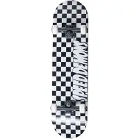Speed Demons Skateboard - 7.5" - Checkers Komplet - Sort/Hvid - - OneSize - Skateboard