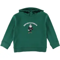 Emporio Armani Hættetrøje - Evergreen m. Ørn - - 10 år (140) - Hættetrøje