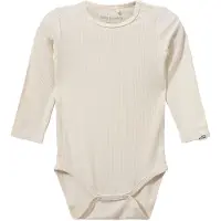 Sofie Schnoor Body l/æ - Rib - DicteSB - Off White - - 2 år (92) - Body L/Æ