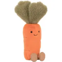 Jellycat Bamse - 28x6 cm - Amuseables Carrot - - OneSize - Bamse