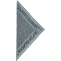 Lala Berlin Tørklæde - 162x85 - Triangle Monogram M - Grey On Me - - OneSize - Tørklæde