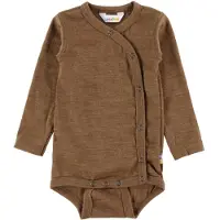 Joha Slå-Om Body l/æ - Uld - Varm Brun - - 40 - Body L/Æ