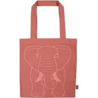 DYR-Cph Shopper - Dyrshopper - Soft Pink m. Elefant - - OneSize - Taske