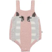Stella McCartney Kids Body u/æ - Strik - Rosa m. Lamaer - - 3 mdr - Body U/Æ