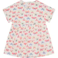 Hust and Claire Kjolebody k/æ - Kaja - Ivory m. Sommerfugle - - 68 - Body K/Æ