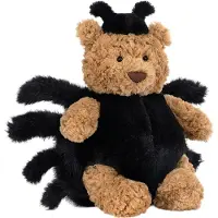 Jellycat Bamse - 26x17 cm - Bartholomew Bear Spider - - OneSize - Bamse
