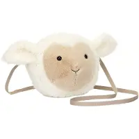 Jellycat Skuldertaske - 19x19 cm - Little Lamb - - OneSize - Skuldertaske