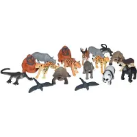 Wild republic Figurer - Nature Tube - 18 stk. - Truede Dyr - - OneSize - Legetøjsdyr