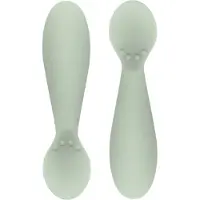 Ezpz Tiny Spoon - 2-pak - Støvet Grøn - - OneSize - Børnebestik