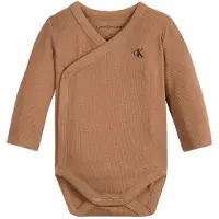 Calvin Klein Slå-om Body l/æ - Timeless Camel - - 1 år (80) - Body L/Æ