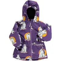 Smafolk Vinterjakke - Purple Heart m. Isbjørne - - 3-4 år (98-104) - Vinterjakke