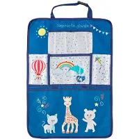 Sophie La Girafe Bilopbevaring - 60x42 cm - Blå - - OneSize - Opbevaring