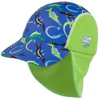 Beco Legionærhat - Ocean Dinos - Blå/Grøn - - OneSize - Solhat