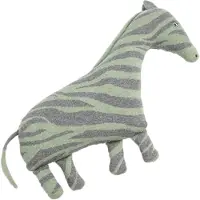 Smallstuff Bamse - 40 cm - Zebra - Grå/Grøn - - OneSize - Bamse
