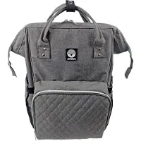 Dooky Pusletaske Rygsæk - Stor - Grey Melange - - OneSize - Pusletaske