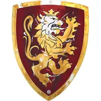Liontouch Udklædning - Noble Knight Skjold - Rød - - OneSize - Udklædning
