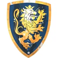Liontouch Udklædning - Noble Knight Skjold - Blå - - OneSize - Udklædning