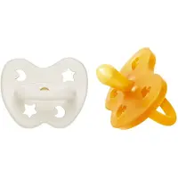 Hevea Sutter - 0-3 mdr - 2-pak - Naturgummi - Milky White/Natura - - 0-3 mdr - Sutter