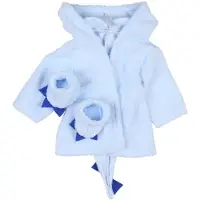 ASI Dukketilbehør - Badekåbe - 46 cm - Blå - - OneSize - Dukketøj