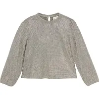 Minymo Bluse - Glitter - Silver - - 4 år (104) - Bluse