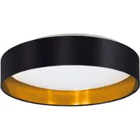 Eglo MASERLO 2 LOFT Ø380 SORT/GULD