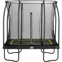 NSH Nordic Trampolin Comfort Edition rektangulær 305 x 214 cm, sort inkl. sikkerhedsnet Salta (805-602)