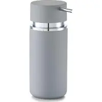 Zeller Sæbedispenser RUBBER grå 300 ml